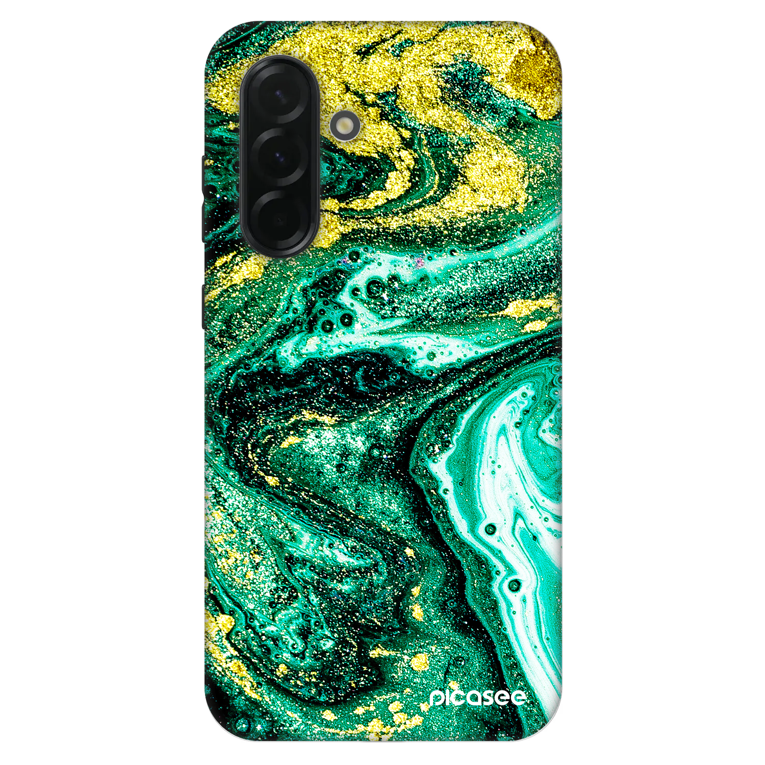 Picasee Fashion Case für Samsung Galaxy A36 5G - Green Gold