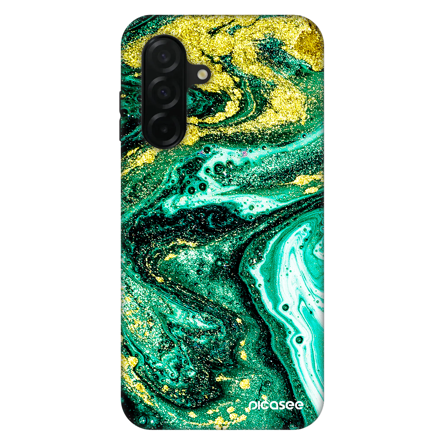 Picasee Fashion Case für Samsung Galaxy A26 5G A266B - Green Gold