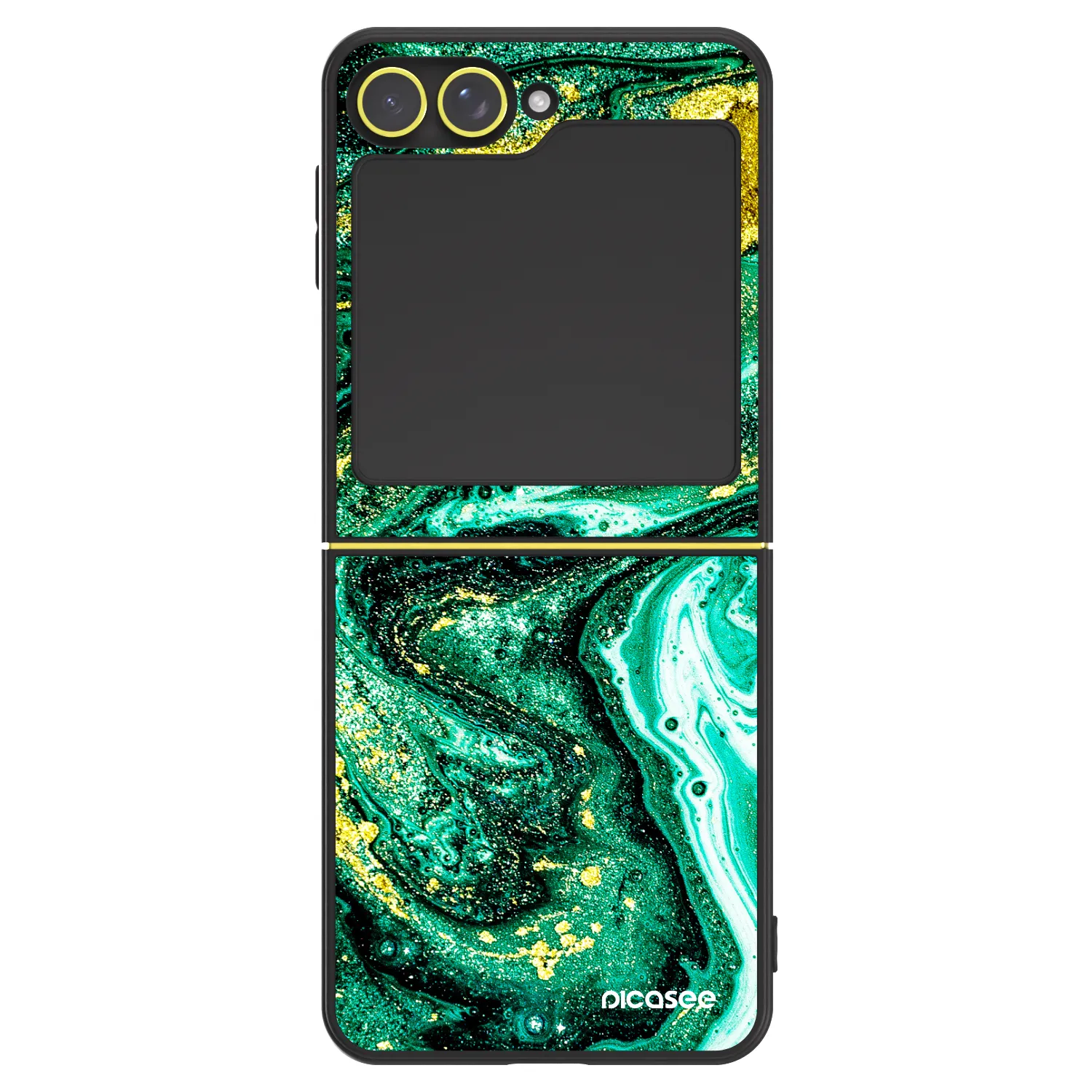 Picasee ULTIMATE CASE für Samsung Galaxy Z Flip7 FE 5G - Green Gold