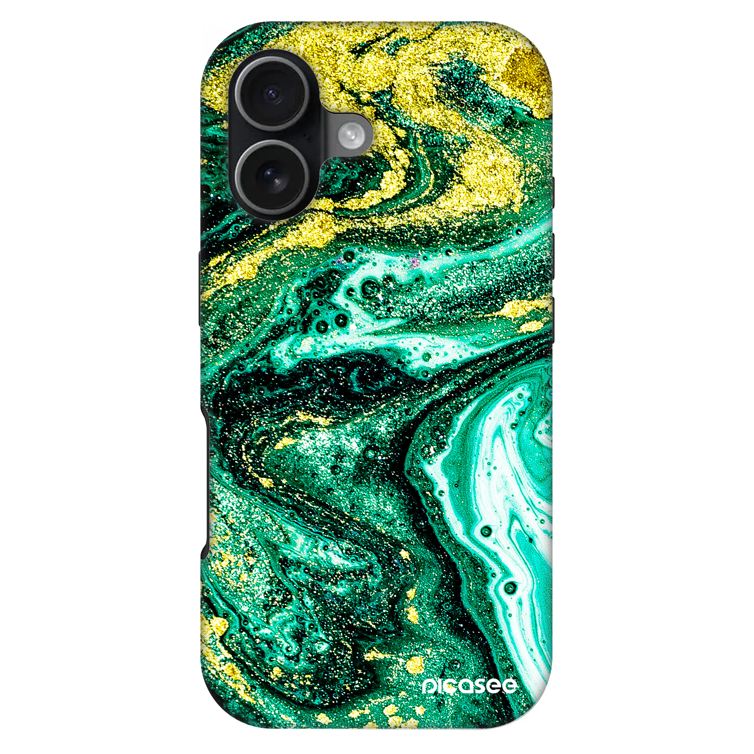 Picasee Fashion Case MagSafe für Apple iPhone 17 - Green Gold