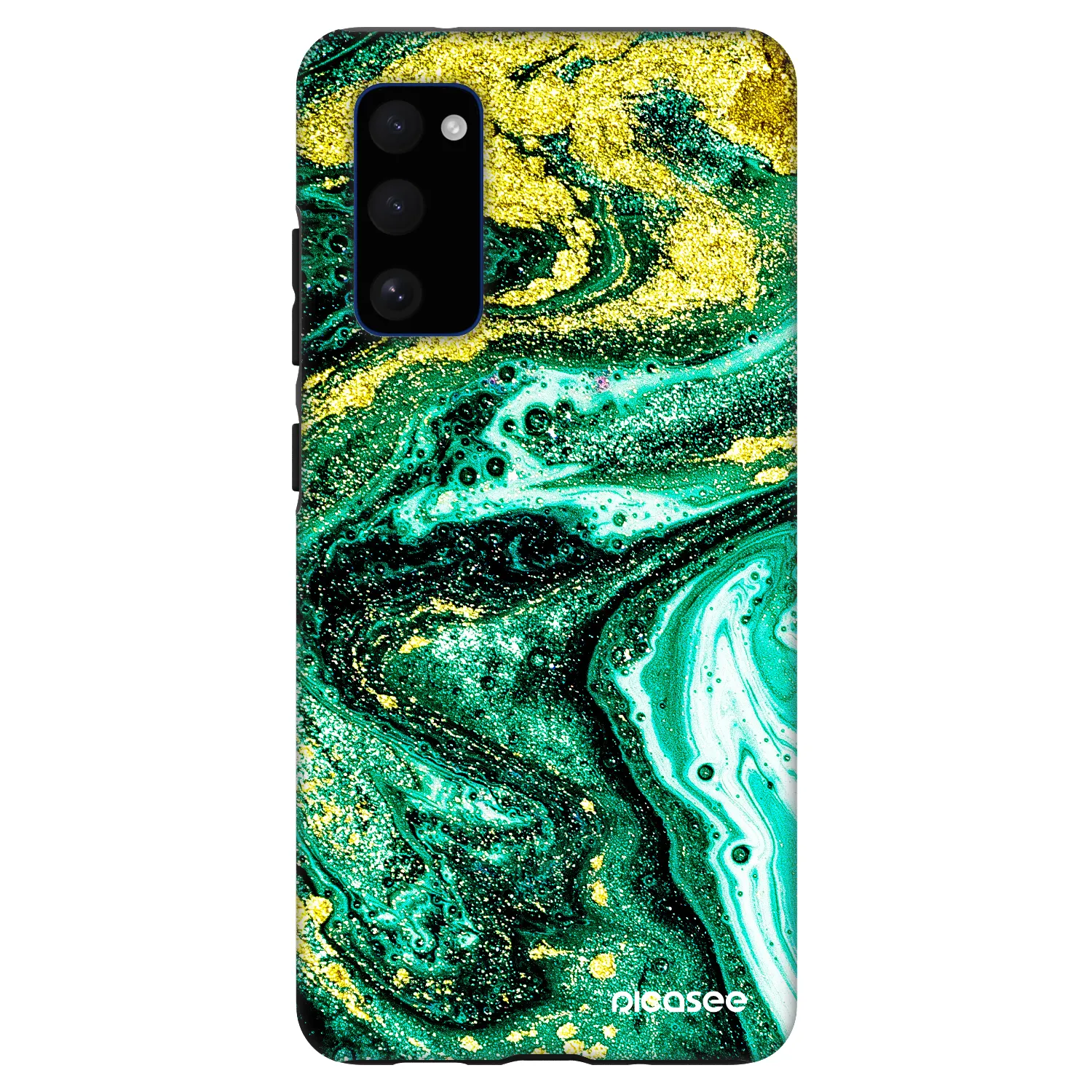 Picasee Fashion Case für Samsung Galaxy S20 FE - Green Gold