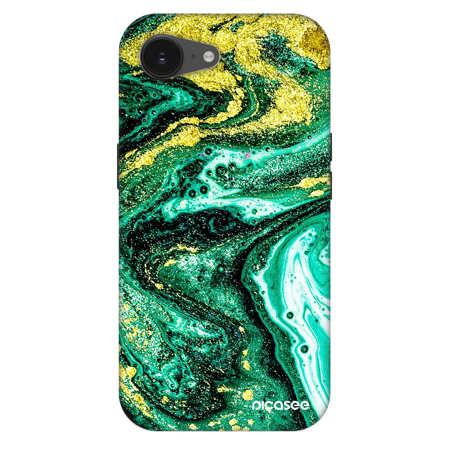 Picasee Fashion Case MagSafe für Apple iPhone 17e - Green Gold