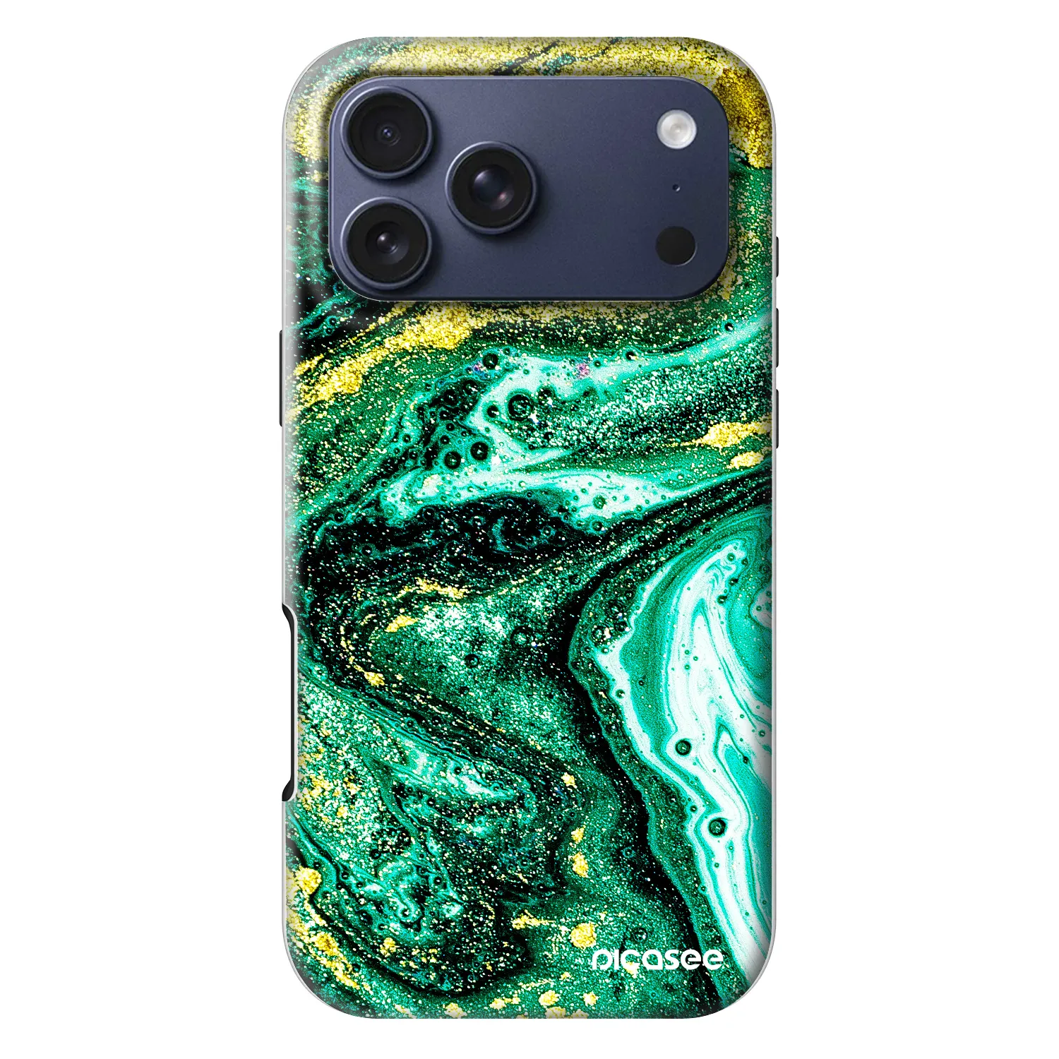 Picasee Fashion Case MagSafe für Apple iPhone 18 Pro Max - Green Gold