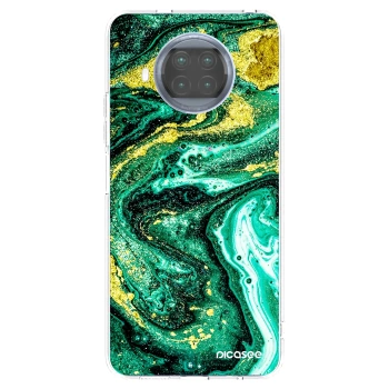 Picasee Xiaomi Mi 10T Lite Hülle - Transparentes Silikon - Green Gold