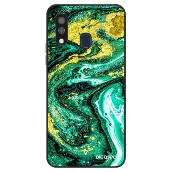Hülle für Samsung Galaxy A40 A405F - Green Gold