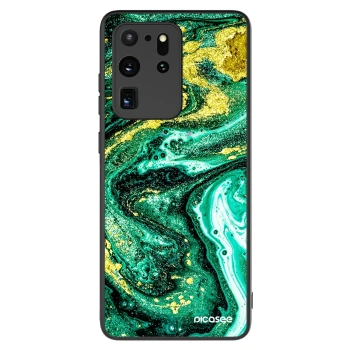 Hülle für Samsung Galaxy S20 Ultra 5G G988F - Green Gold