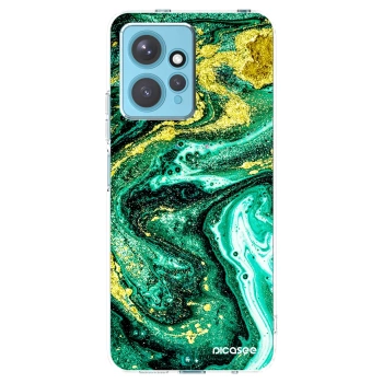 Picasee Xiaomi Redmi Note 12 4G Hülle - Transparentes Silikon - Green Gold