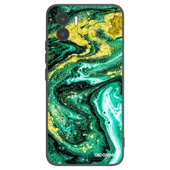 Picasee Xiaomi Redmi A2 Hülle - Schwarzes Silikon - Green Gold