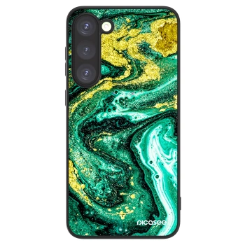 Picasee ULTIMATE CASE PowerShare für Samsung Galaxy S23+ 5G - Green Gold