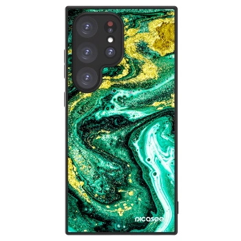 Hülle für Samsung Galaxy S24 Ultra S928B 5G - Green Gold