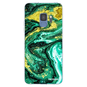 Hülle für Samsung Galaxy S9 G960F - Green Gold