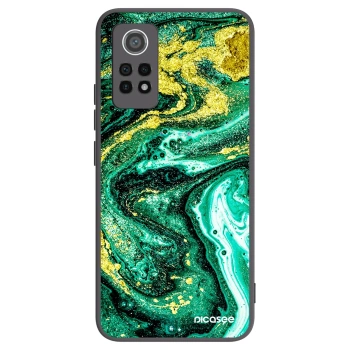 Picasee Xiaomi Redmi Note 12 Pro 4G Hülle - Schwarzes Silikon - Green Gold