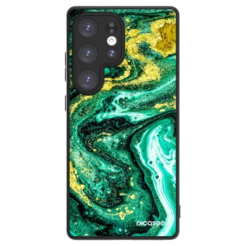Picasee ULTIMATE CASE PowerShare für Samsung Galaxy S25 Ultra 5G - Green Gold