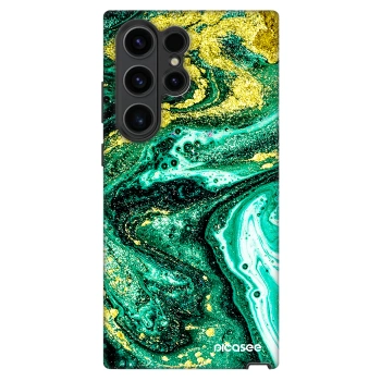 Hülle für Samsung Galaxy S22 Ultra 5G - Green Gold