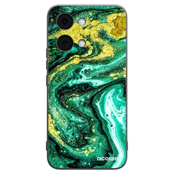 Picasee Xiaomi Poco X8 Pro Max Hülle - Schwarzes Silikon - Green Gold