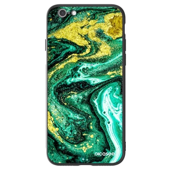 Hülle für Apple iPhone 6/6S - Green Gold