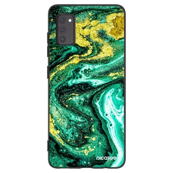 Hülle für Samsung Galaxy A41 A415F - Green Gold