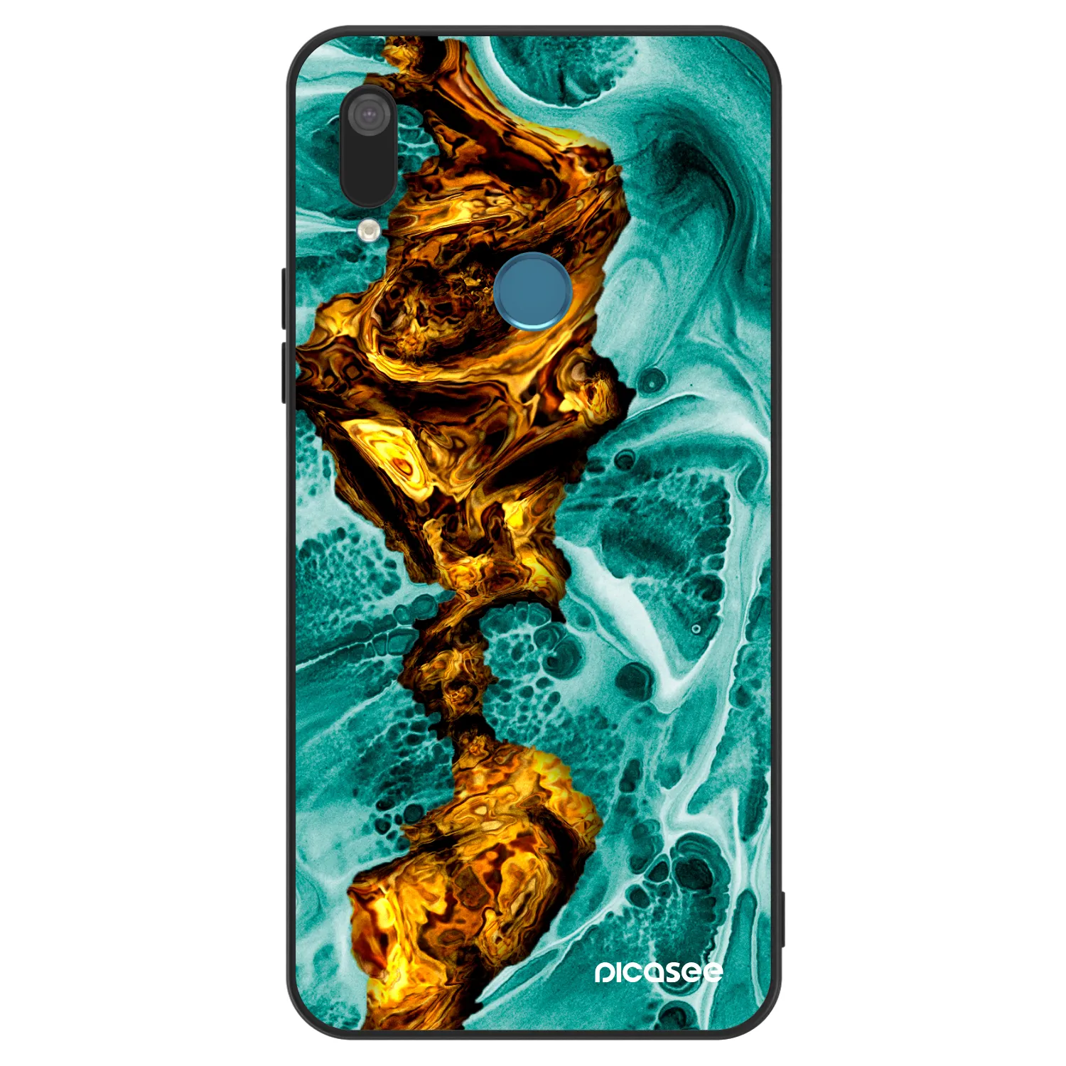 Picasee ULTIMATE CASE für Huawei Y7 2019 - Goldsky