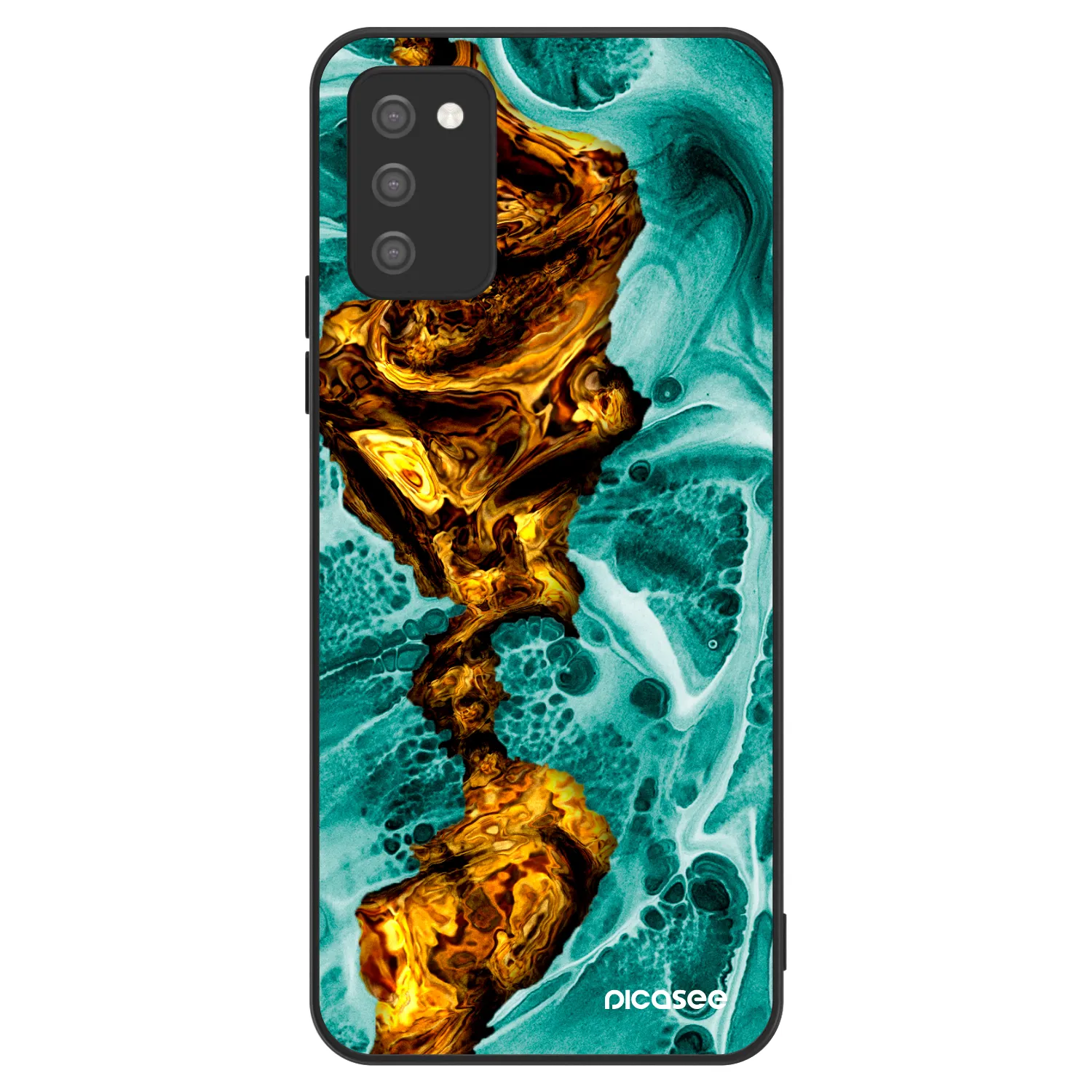 Picasee ULTIMATE CASE für Samsung Galaxy A02s A025G - Goldsky