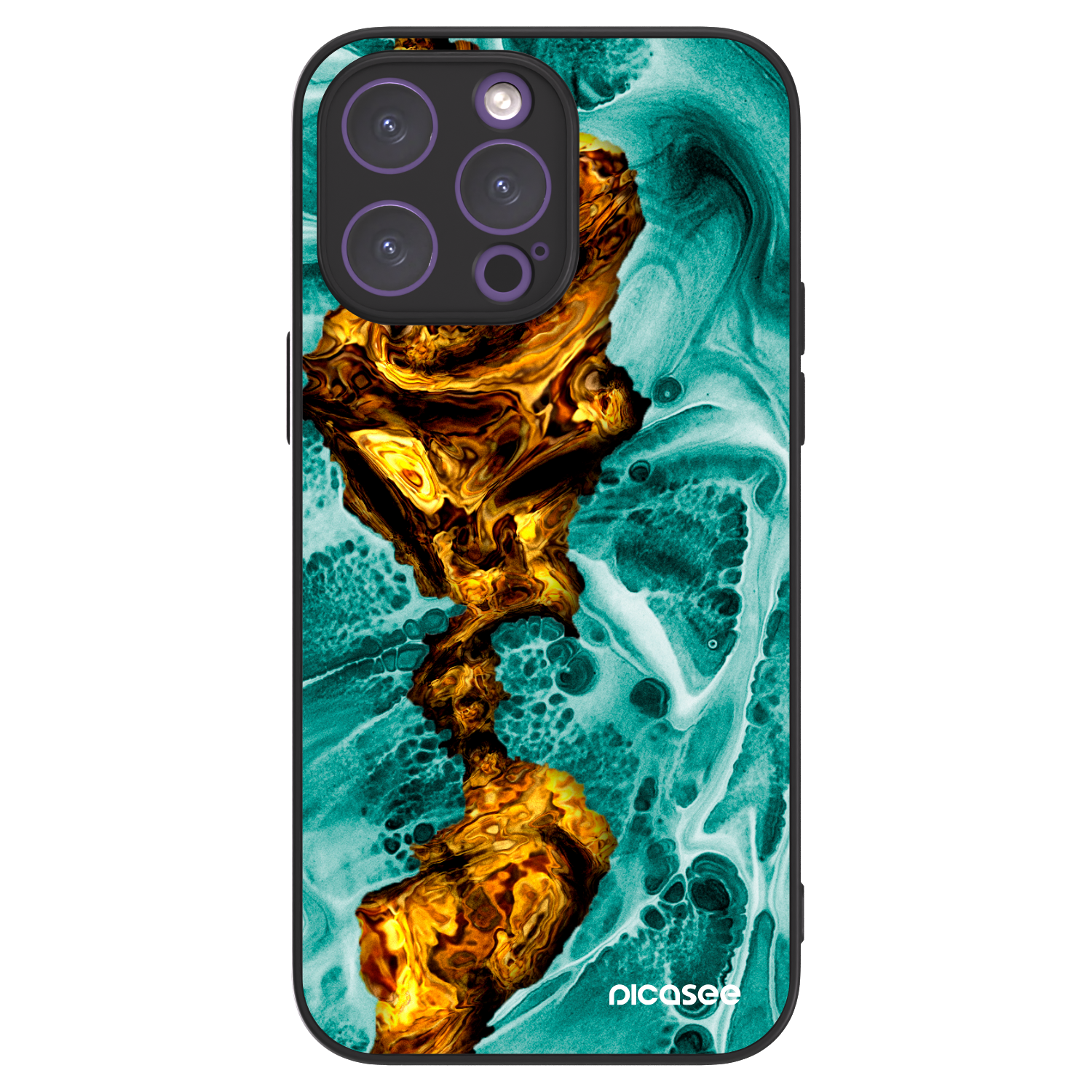 Picasee ULTIMATE CASE für Apple iPhone 14 Pro Max - Goldsky