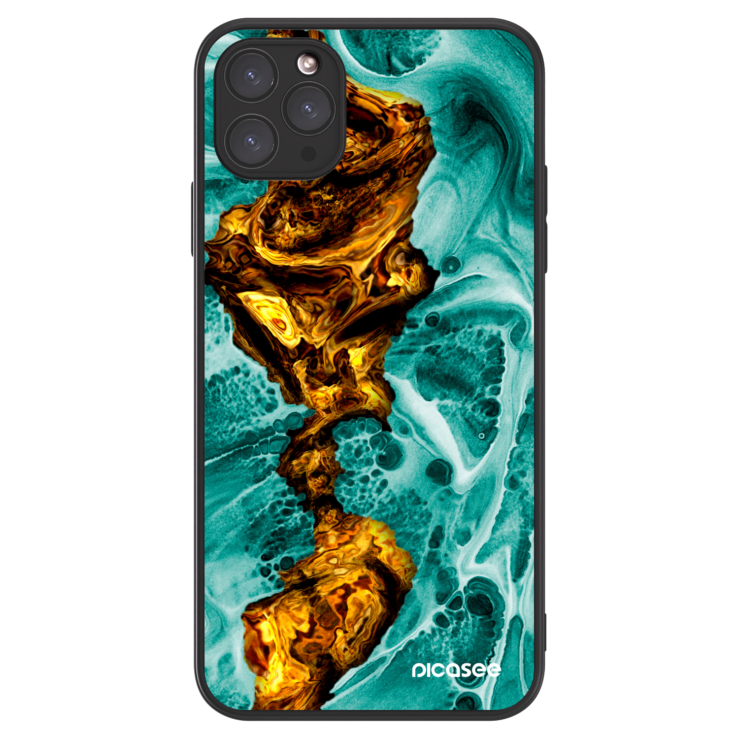 Picasee ULTIMATE CASE MagSafe für Apple iPhone 11 Pro Max - Goldsky