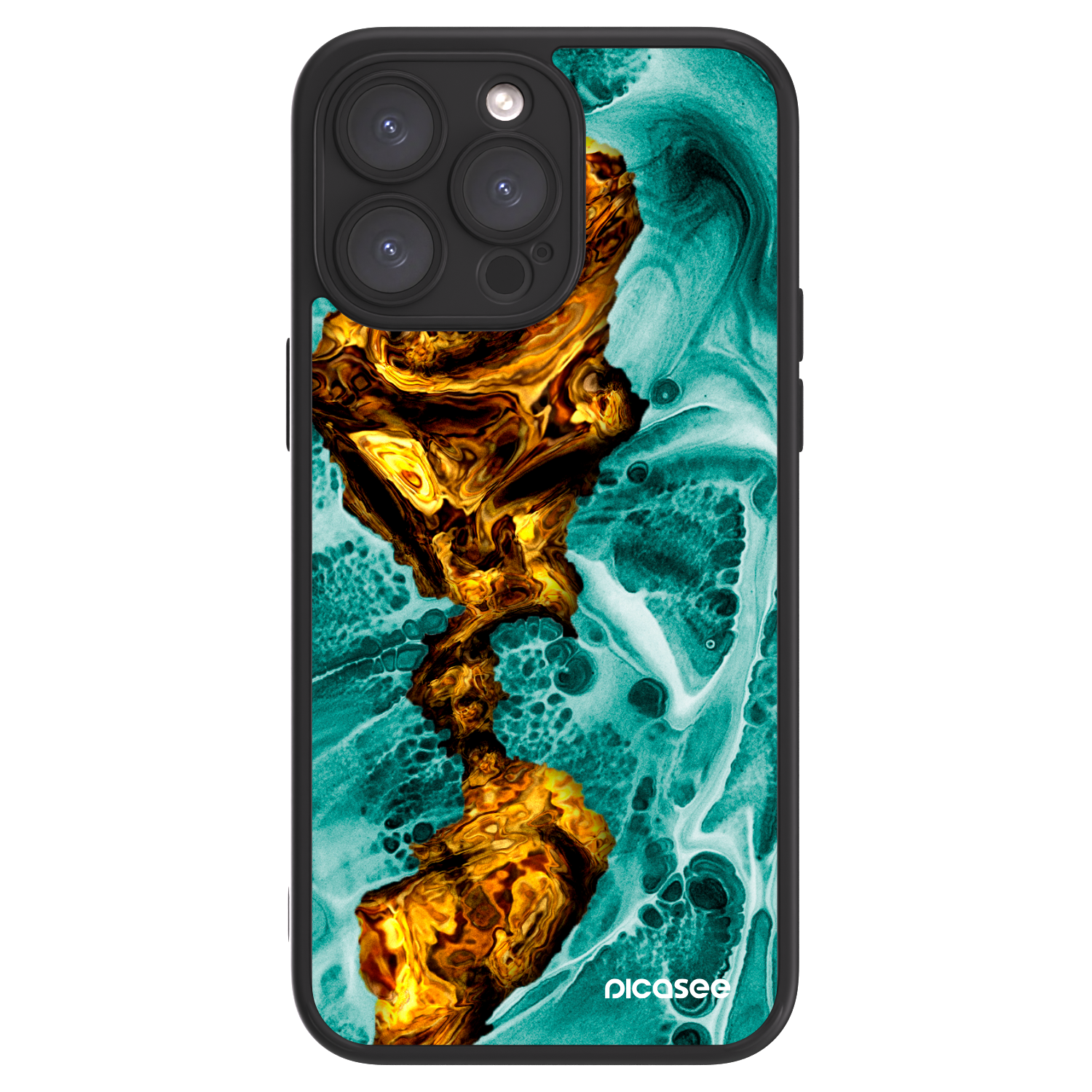 Picasee ULTIMATE CASE für Apple iPhone 15 Pro Max - Goldsky