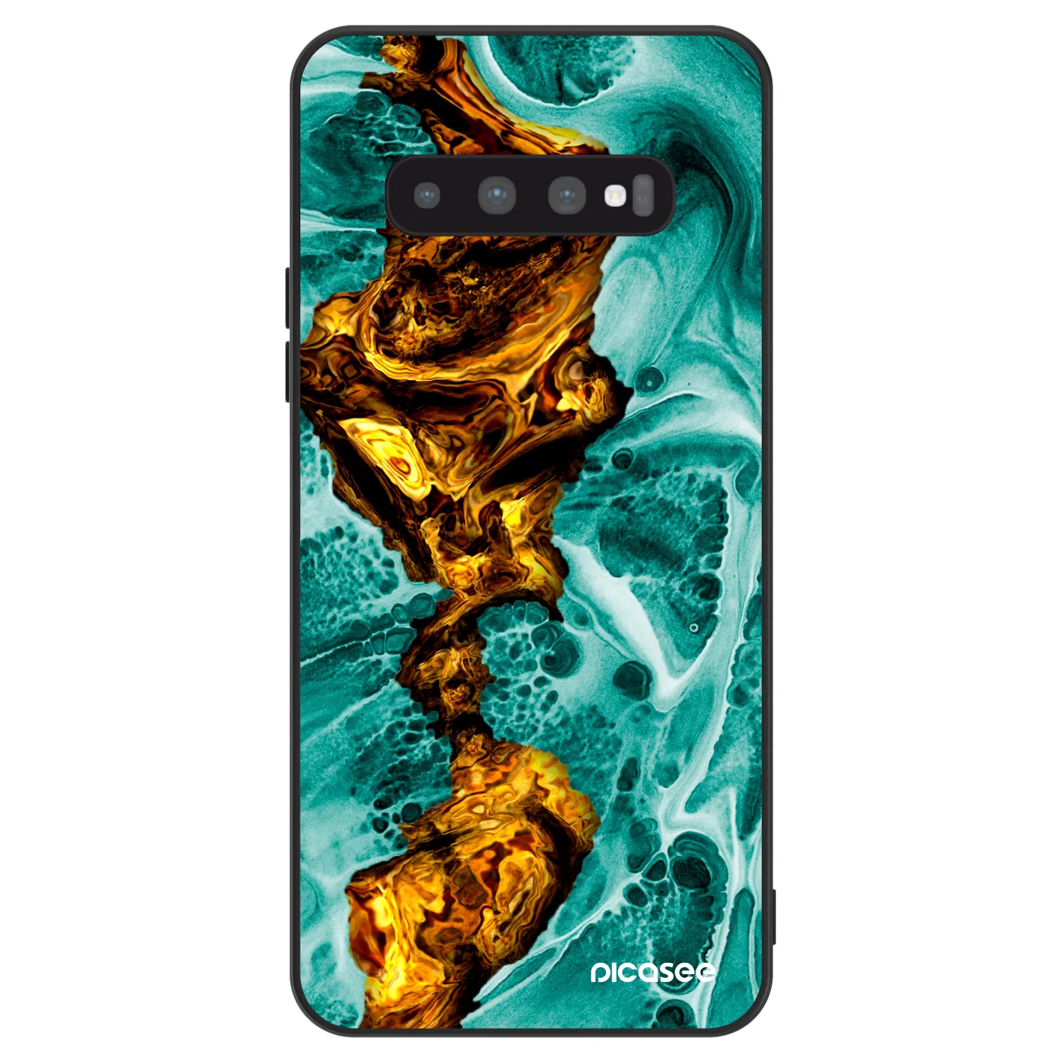 Picasee ULTIMATE CASE für Samsung Galaxy S10 Plus G975 - Goldsky