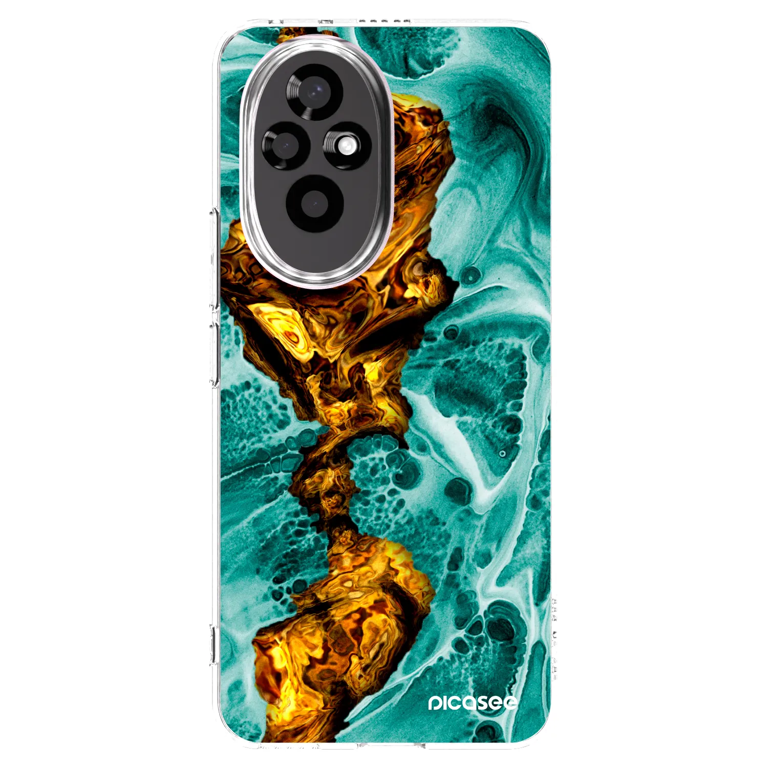 Picasee Honor 200 Pro 5G Hülle - Transparentes Silikon - Goldsky