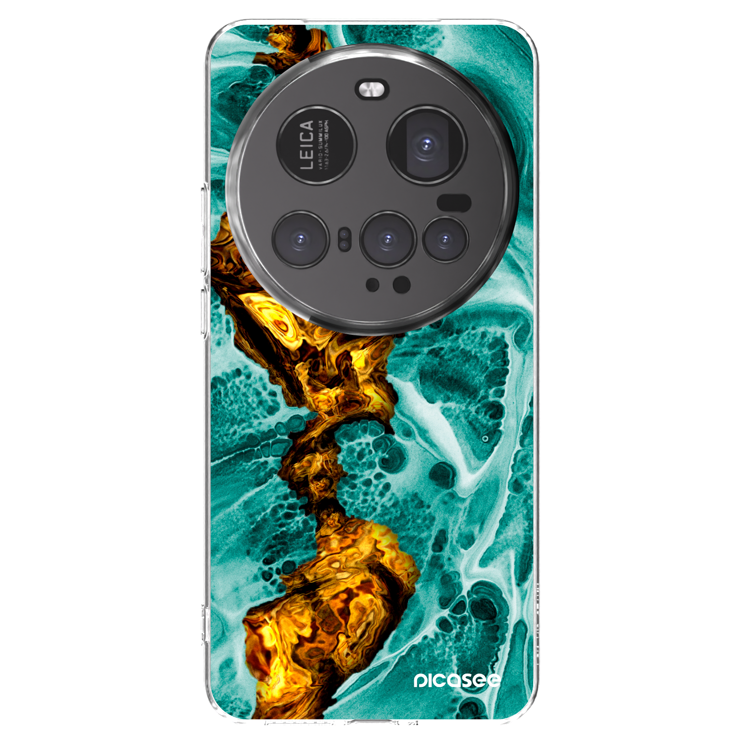 Picasee Xiaomi 15 Ultra Hülle - Transparentes Silikon - Goldsky