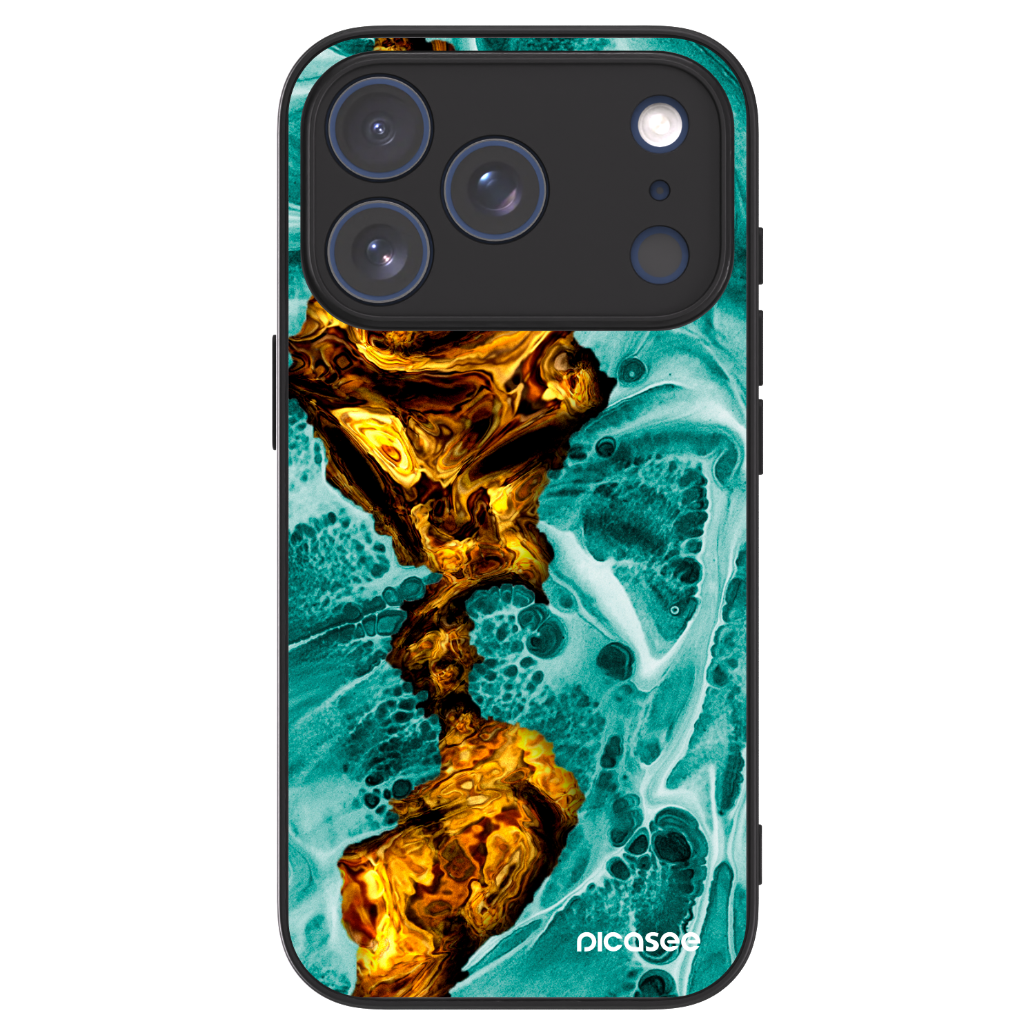 Picasee ULTIMATE CASE MagSafe für Apple iPhone 17 Pro - Goldsky