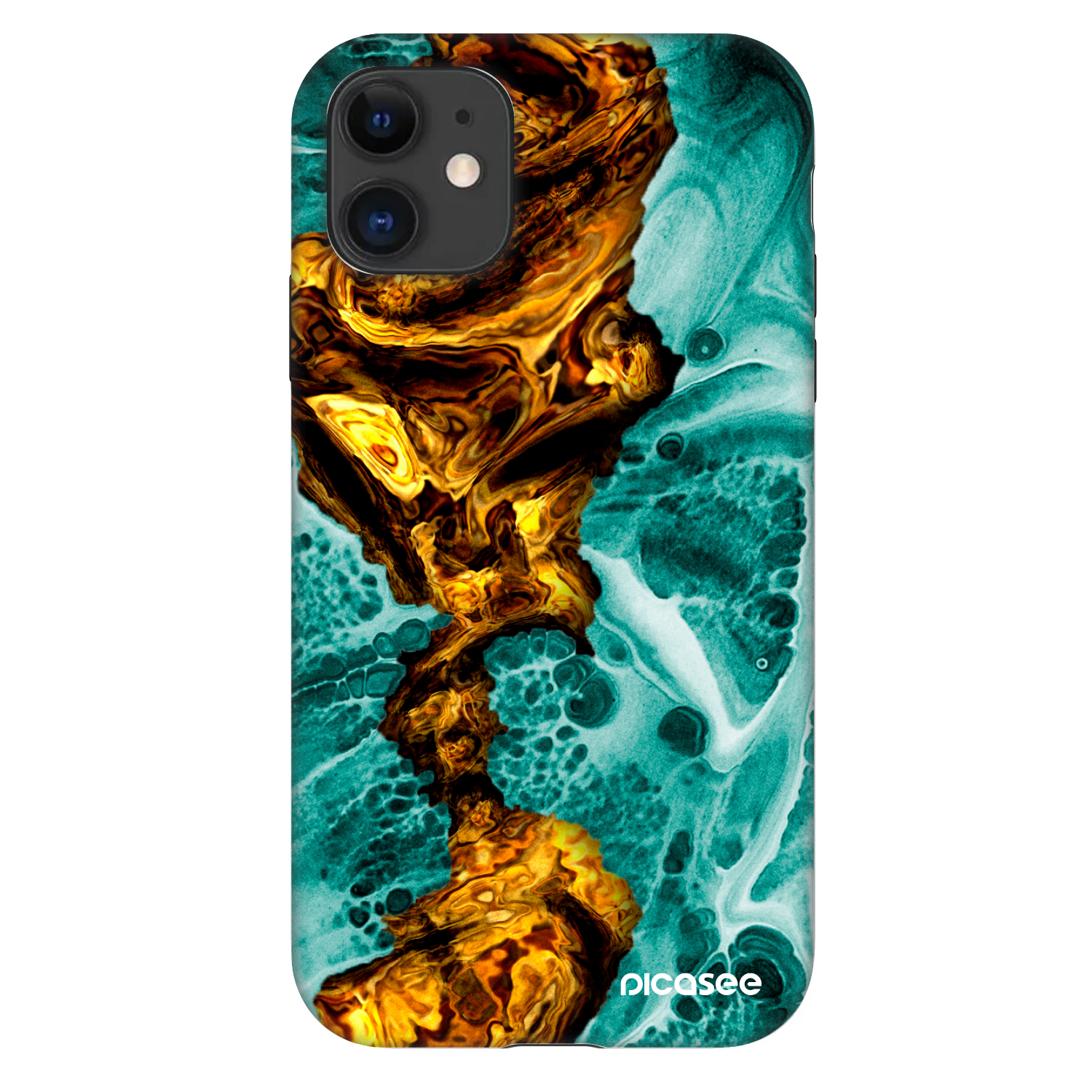 Picasee Fashion Case für Apple iPhone 11 - Goldsky
