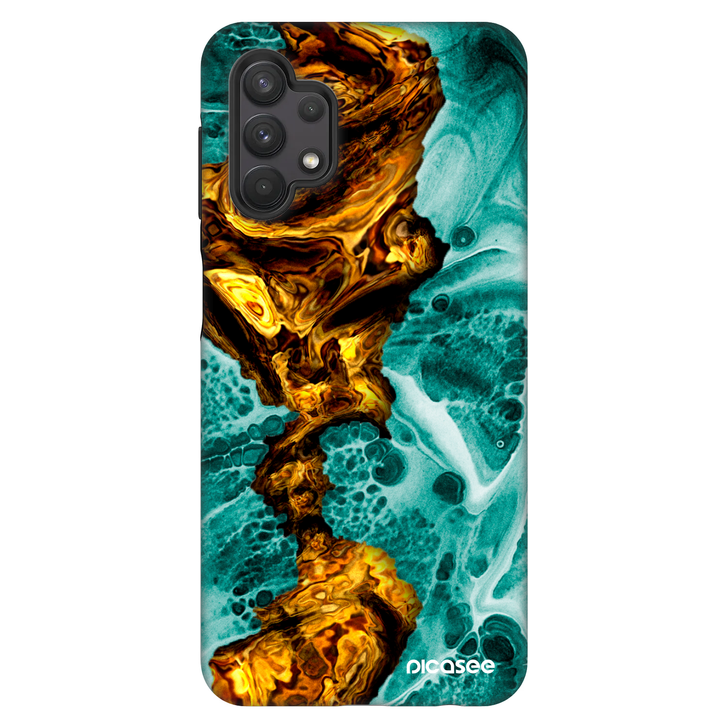Picasee Fashion Case für Samsung Galaxy A32 5G A326B - Goldsky