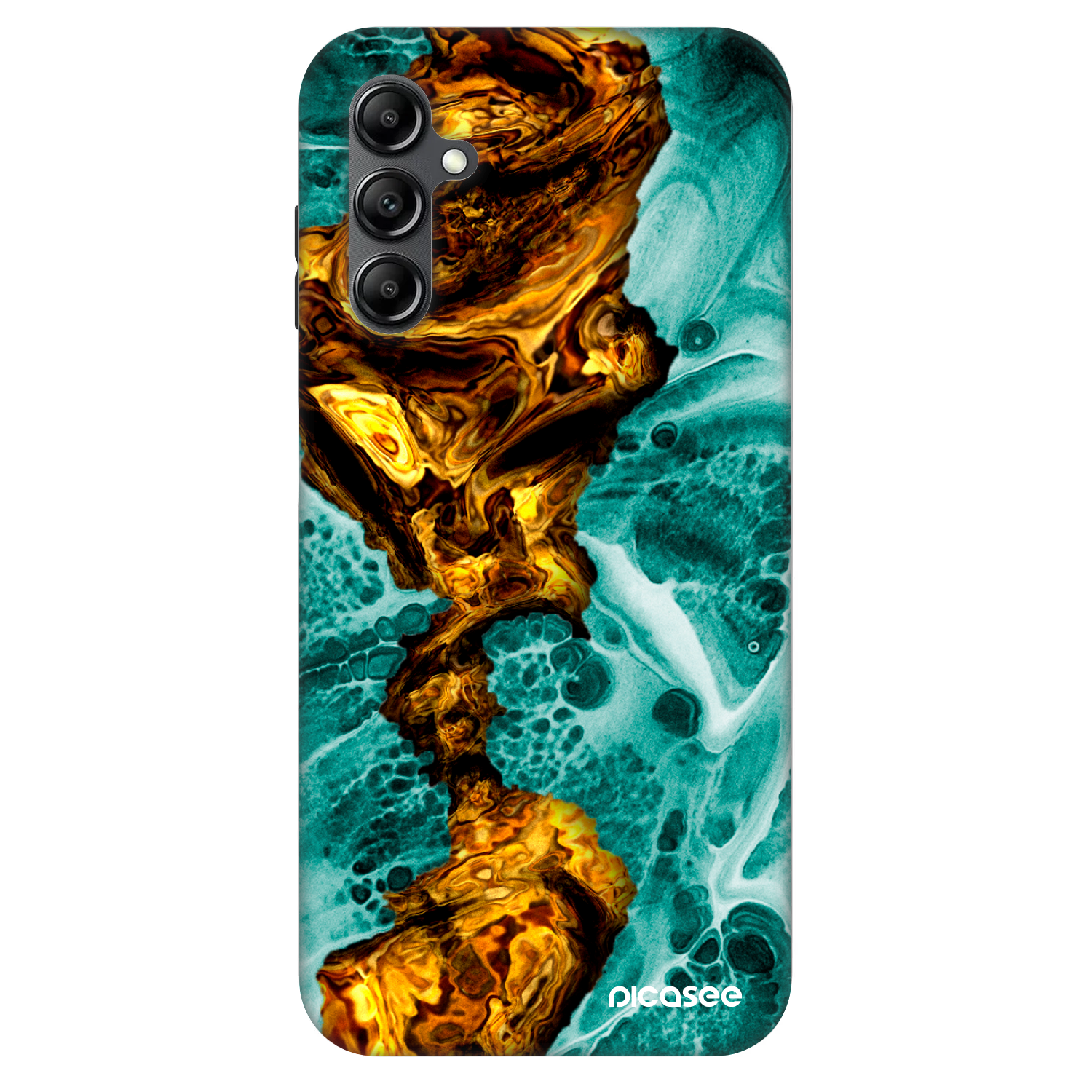 Picasee Fashion Case für Samsung Galaxy A14 5G A146P - Goldsky