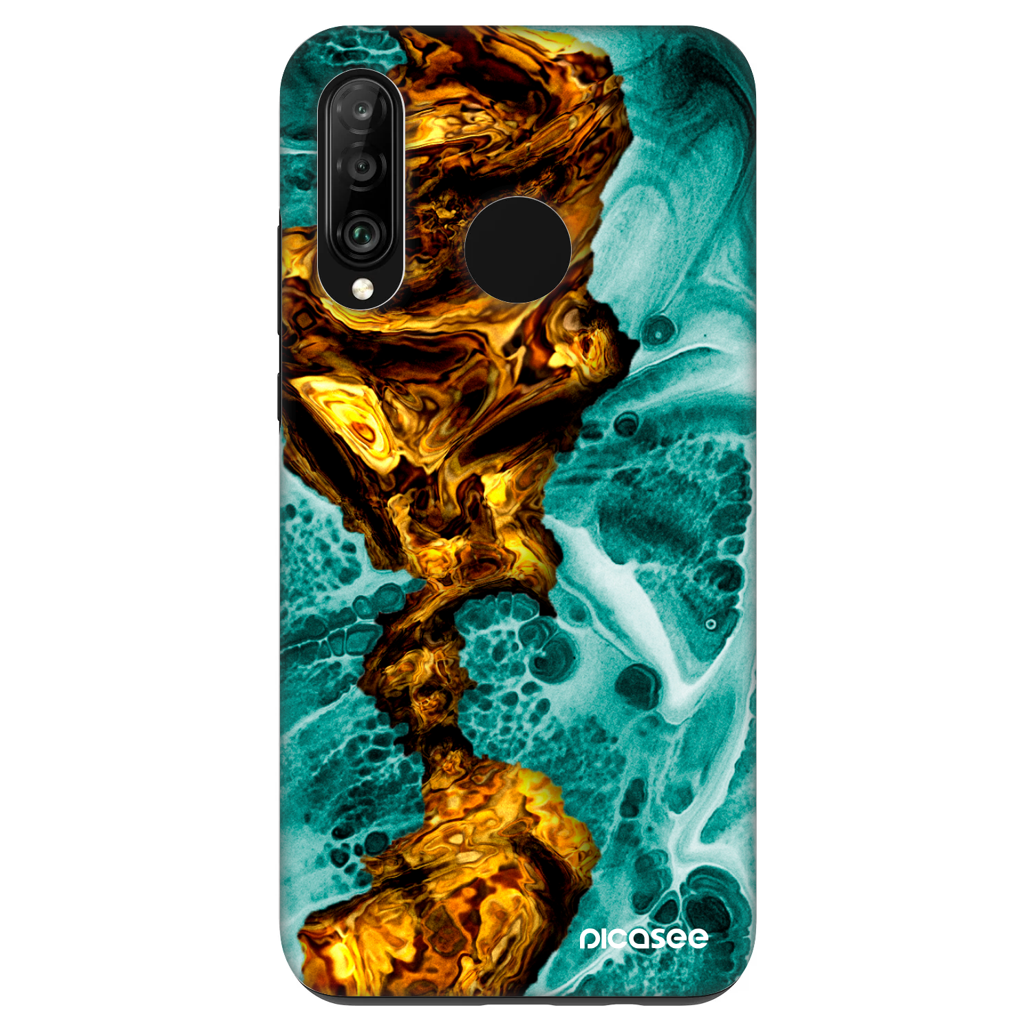 Picasee Fashion Case für Huawei P30 Lite - Goldsky