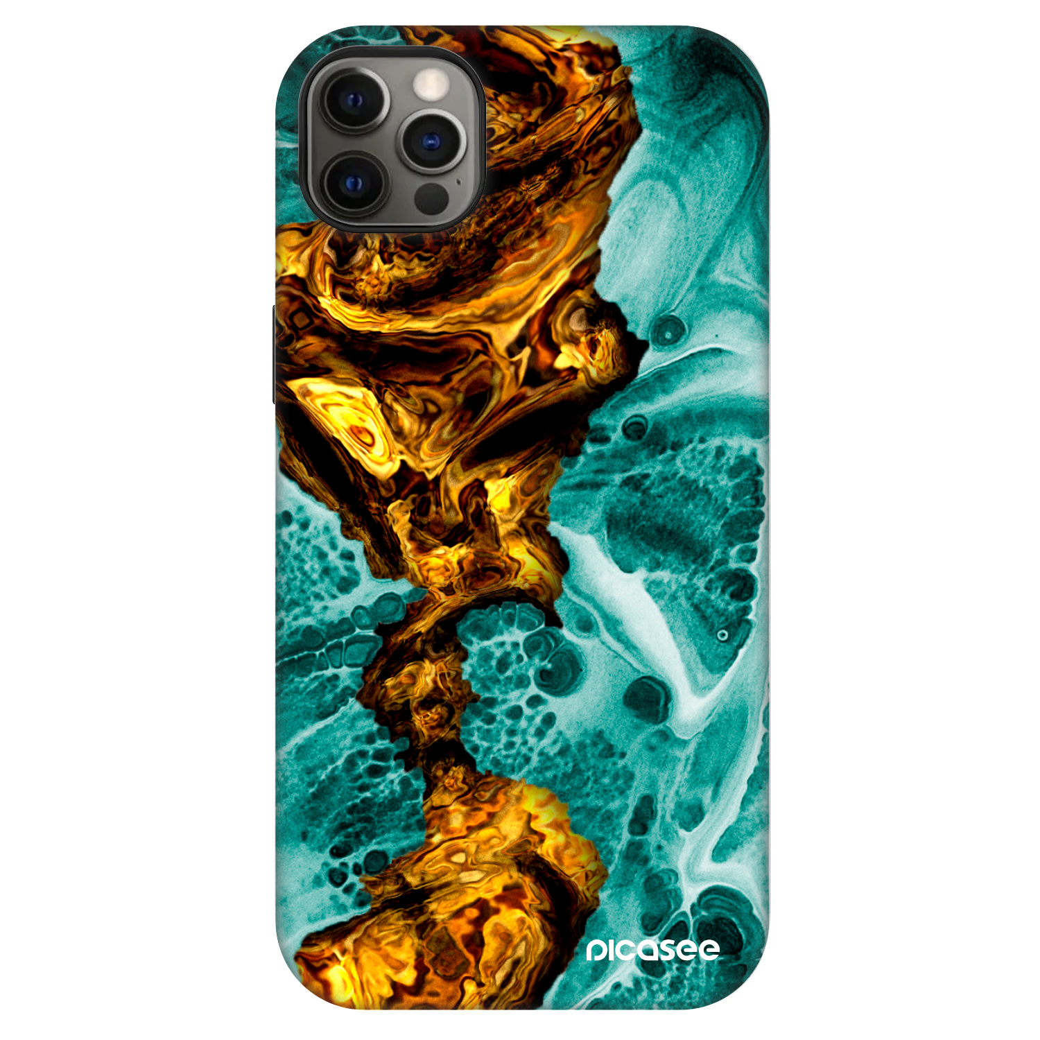 Picasee Fashion Case MagSafe für Apple iPhone 12 Pro Max - Goldsky