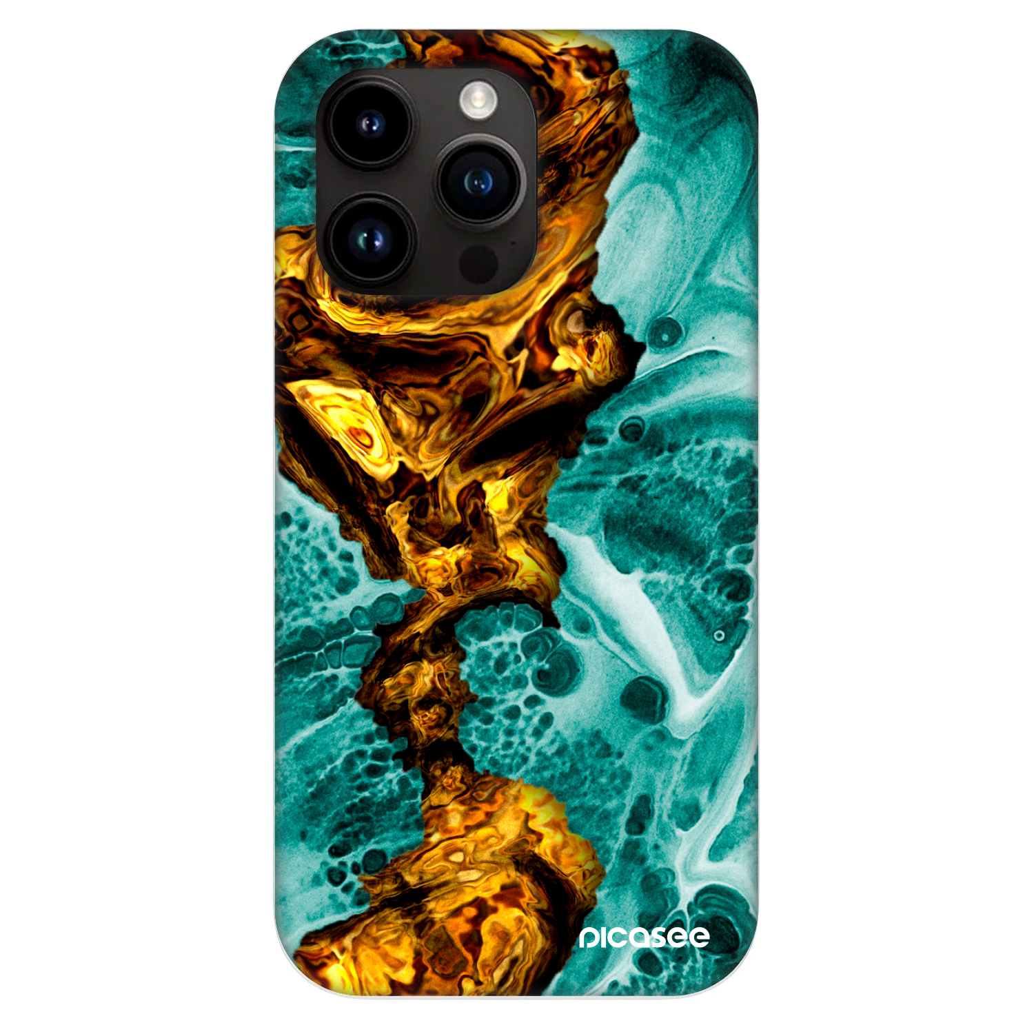 Picasee Fashion Case MagSafe für Apple iPhone 13 Pro - Goldsky