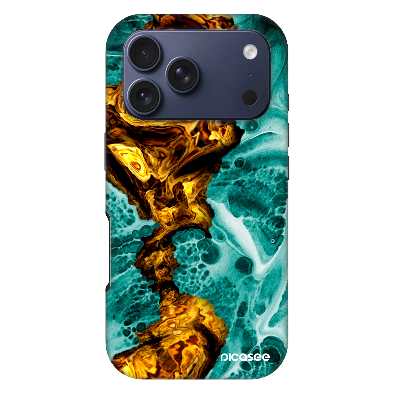Picasee Fashion Case MagSafe für Apple iPhone 17 Pro - Goldsky