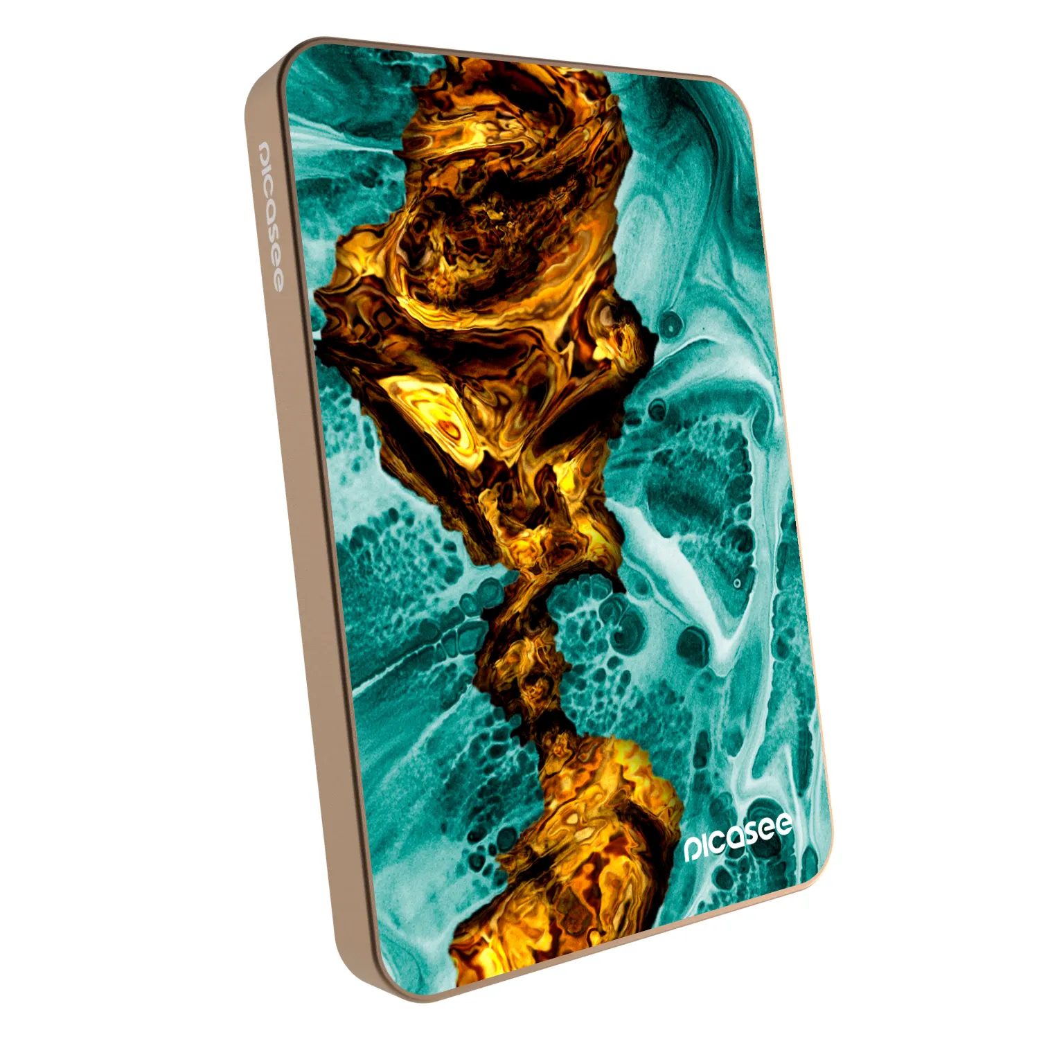 Picasee Powerbank mit MagSafe 5 000 mAh Golden - Goldsky