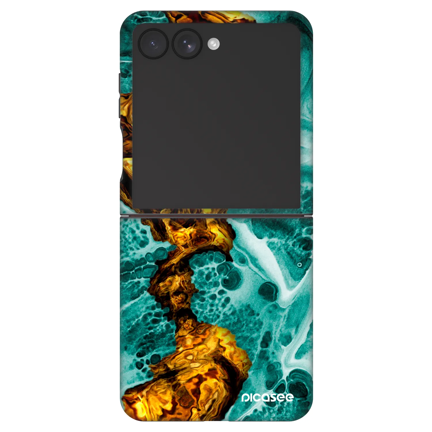 Picasee Fashion Case für Samsung Galaxy Z Flip7 5G - Goldsky