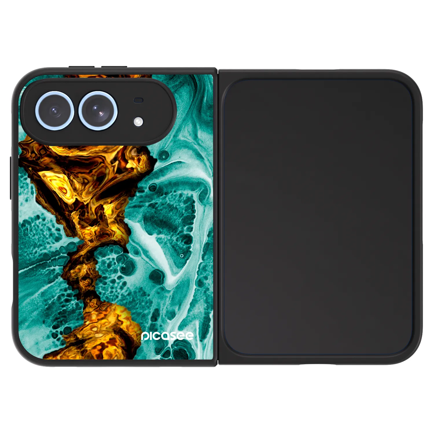 Picasee ULTIMATE CASE MagSafe für Apple iPhone Duo - Goldsky
