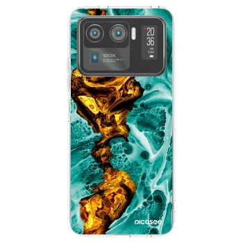 Picasee Xiaomi Mi 11 Ultra Hülle - Transparentes Silikon - Goldsky