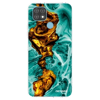 Picasee Realme C21 Hülle - Transparentes Silikon - Goldsky