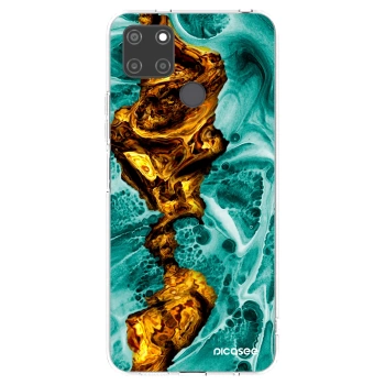Picasee Realme C21Y Hülle - Transparentes Silikon - Goldsky