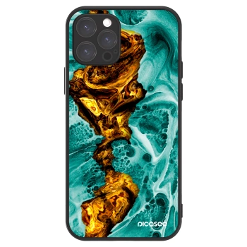 Picasee ULTIMATE CASE MagSafe für Apple iPhone 12 Pro - Goldsky