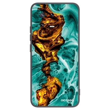 Picasee Xiaomi 13 Pro Hülle - Schwarzes Silikon - Goldsky