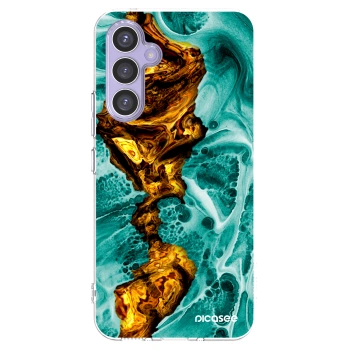 Picasee Samsung Galaxy A54 5G A546B Hülle - Transparentes Silikon - Goldsky
