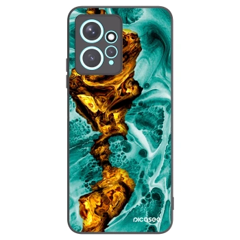 Picasee Xiaomi Redmi Note 12 4G Hülle - Schwarzes Silikon - Goldsky