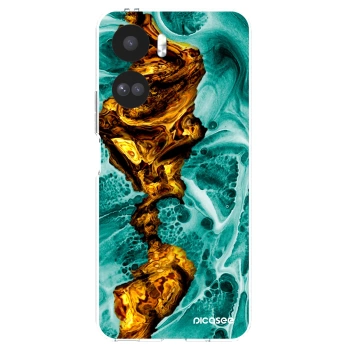 Picasee Honor 90 Lite 5G Hülle - Transparentes Silikon - Goldsky