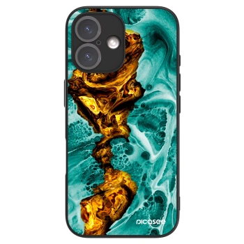 Picasee ULTIMATE CASE MagSafe für Apple iPhone 16 - Goldsky