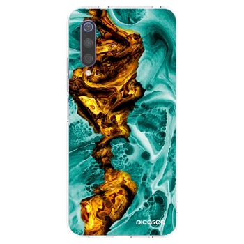 Picasee Xiaomi Mi 9 Hülle - Transparentes Silikon - Goldsky